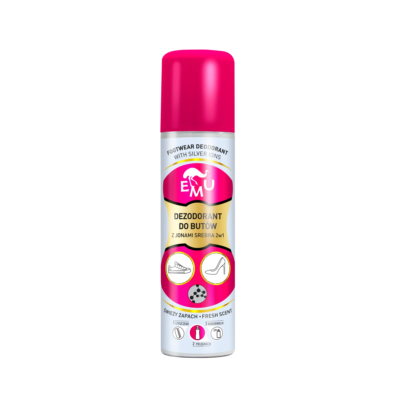 EMU dezodorant do butów z jonami srebra 2w1, świeży zapach, 150 ml