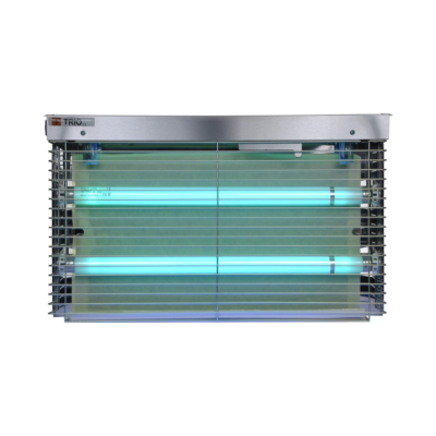 Lampa owadobójcza lepowa TRIO STEEL 2x15W POMEL