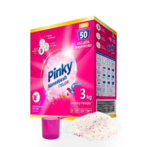 Skuteczny proszek do prania tkanin kolorowych Pinky NanoWash Color 3kg 50 prań