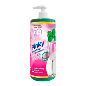 Skoncentrowany płyn do mycia naczyń Mięta Pinky NanoWash 1L