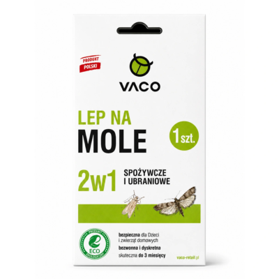 VACO ECO Lep na mole spożywcze i ubraniowe 2w1 - 1 szt.