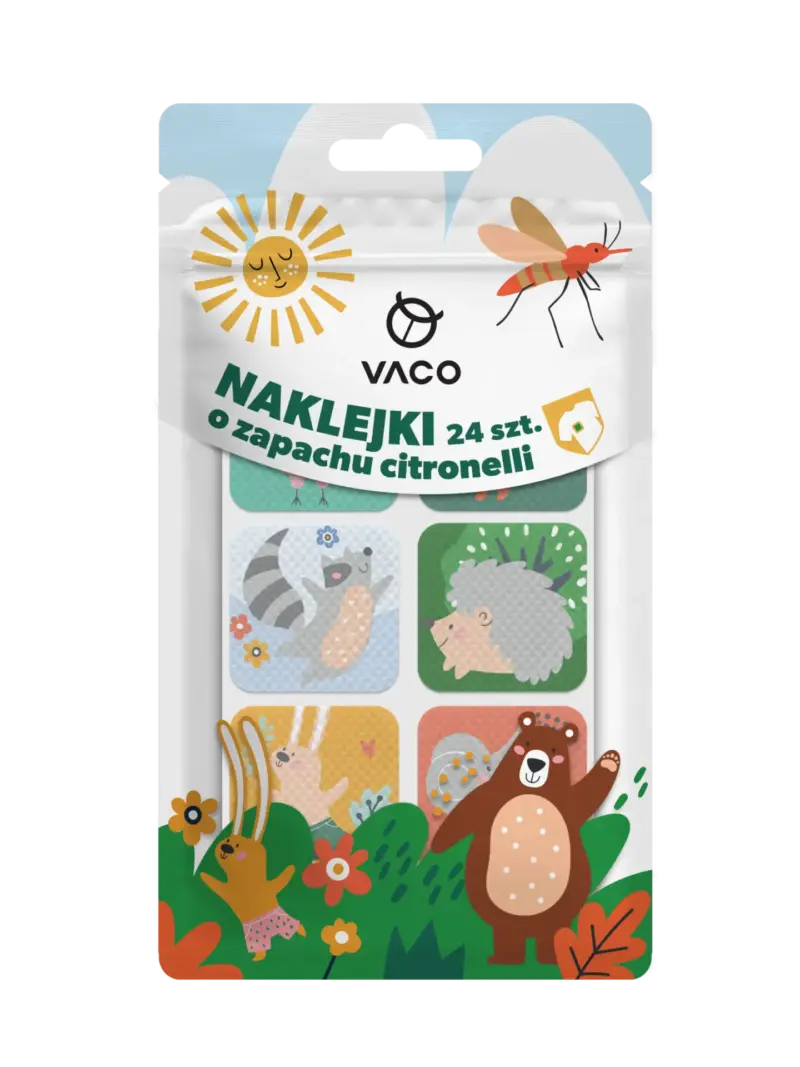 f18bda530944624c377843d13aea8ab2.webp VACO KIDS naklejki na komary Citronella 24 szt.