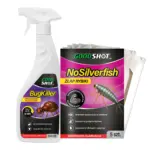 Zestaw GOODSHOT BugKiller preparat w płynie 500 ml + NoSilverfish pułapki na rybiki 5 szt.