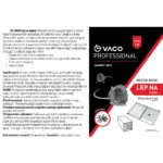 Tylna etykieta opakowania VACO PROFESSIONAL MouseBook z instrukcją użycia pułapki lepowej na myszy