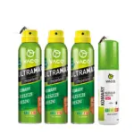 Zestaw trzech sprayów VACO ULTRAMAX repelent DEET 30% oraz sprayu VACO na komary, kleszcze i meszki